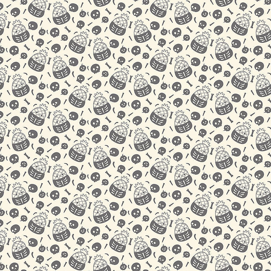 Squishmallows Boo Squad Maui Skeleton Cream - Northcott from Fort Worth Fabric Studio