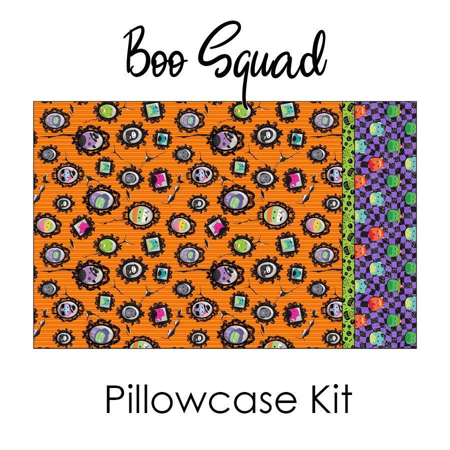 Squishmallows Boo Squad Pillowcase Kit from Northcott - Northcott from Fort Worth Fabric Studio