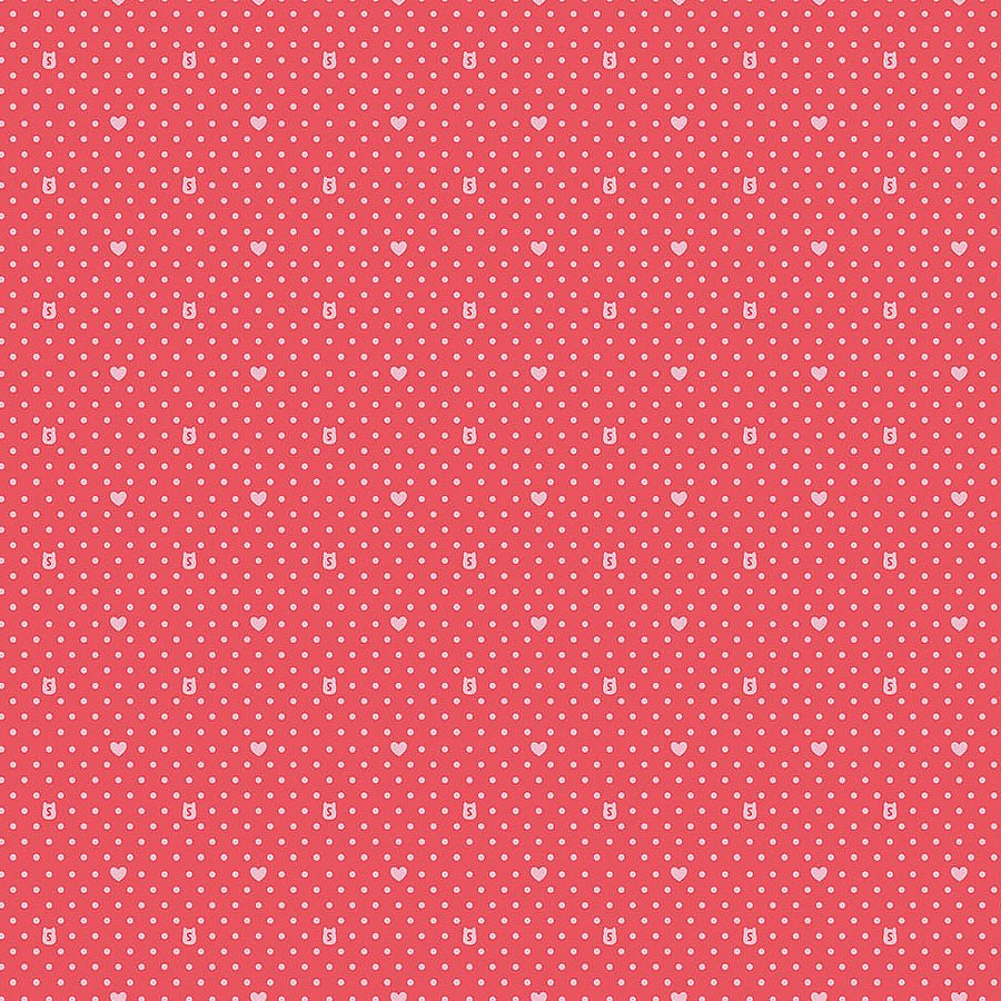 Squishmallows Dots Light Red - Northcott from Fort Worth Fabric Studio
