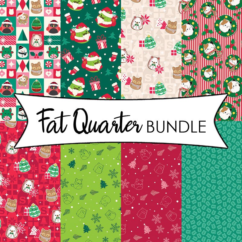 Squishmallows Squish the Season Fat Quarter Bundle - Northcott from Fort Worth Fabric Studio