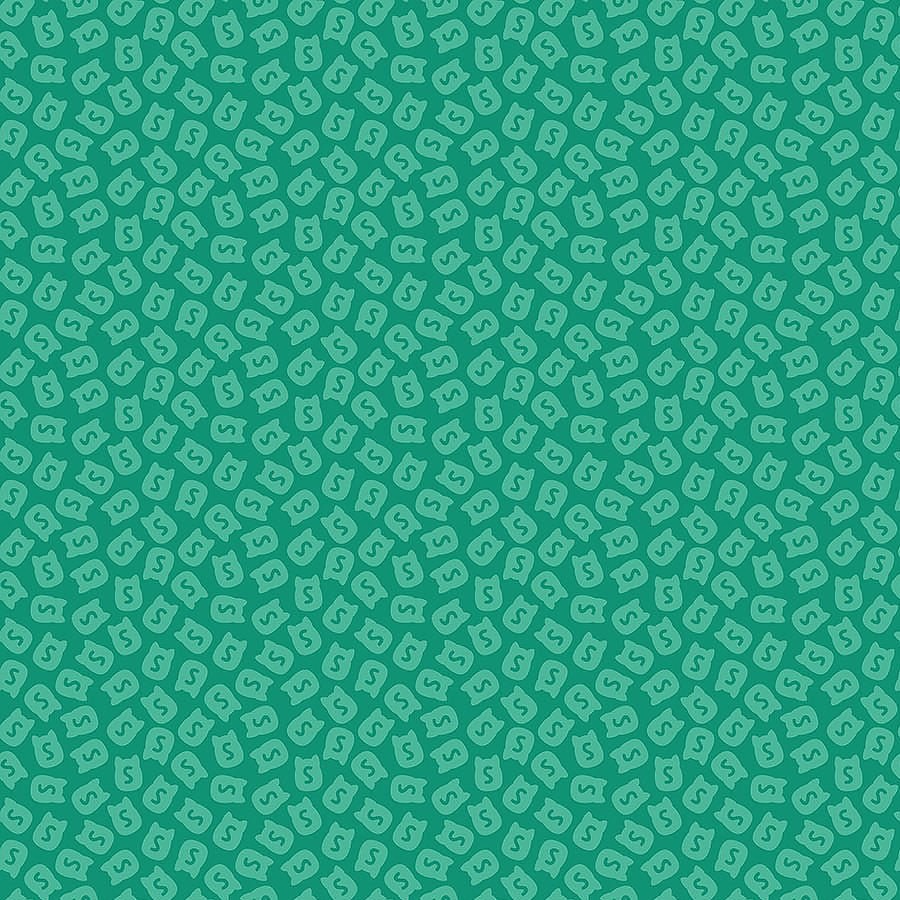 Squishmallows Squish the Season Logo Toss Spearmint - Northcott from Fort Worth Fabric Studio