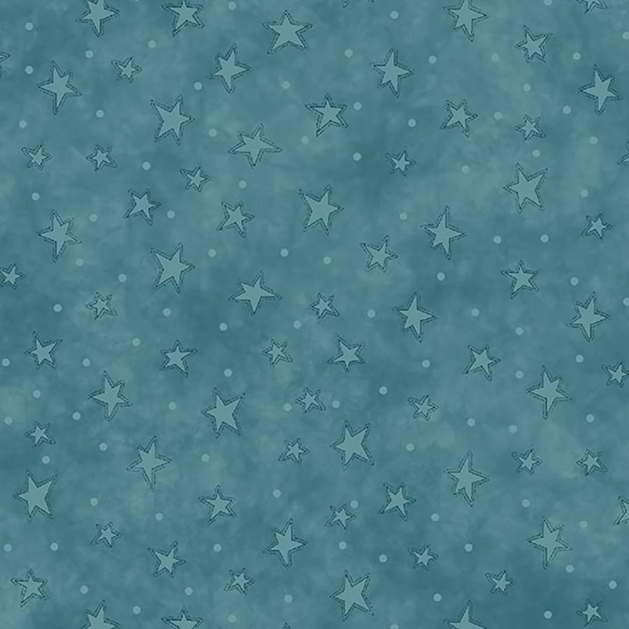 Starry Basics Blue - Henry Glass from Fort Worth Fabric Studio