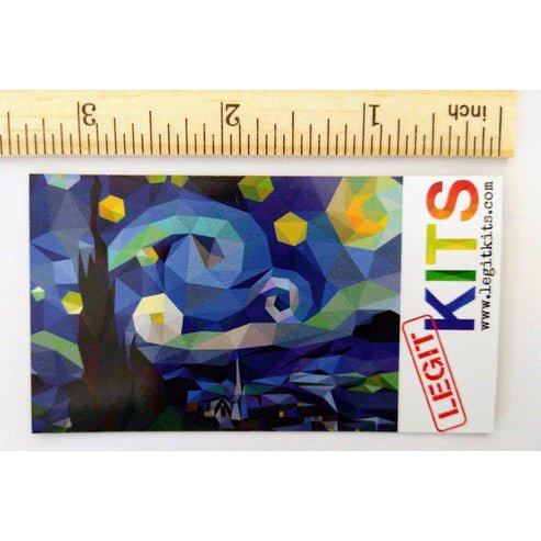 Starry Night Magnet by Legit Kits Design - Legit Kits Design from Fort Worth Fabric Studio