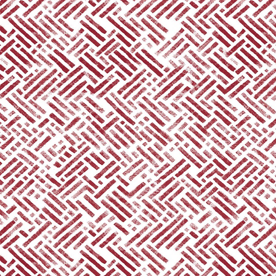 Stars & Stripes Broken Stripe Red/White - Studio E from Fort Worth Fabric Studio