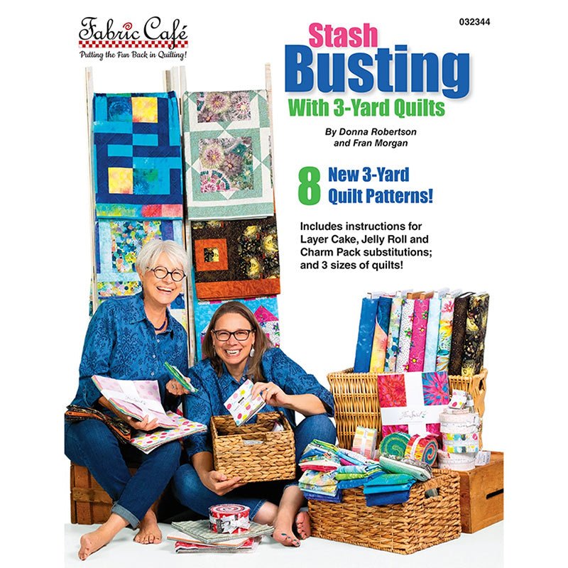 Stash Busting 3-Yard Quilts Quilt Book from Fabric Cafe - Fabric Cafe from Fort Worth Fabric Studio