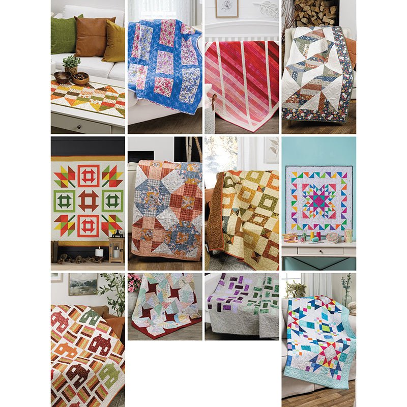 Stash - Busting Weekend Quilts Pattern Book - Annie's Quilting from Fort Worth Fabric Studio