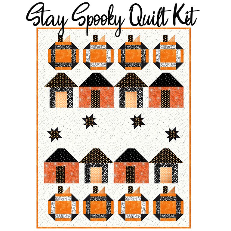 Stay Spooky Exclusive Quilt Kit from FWFS - Fort Worth Fabric Studio from Fort Worth Fabric Studio