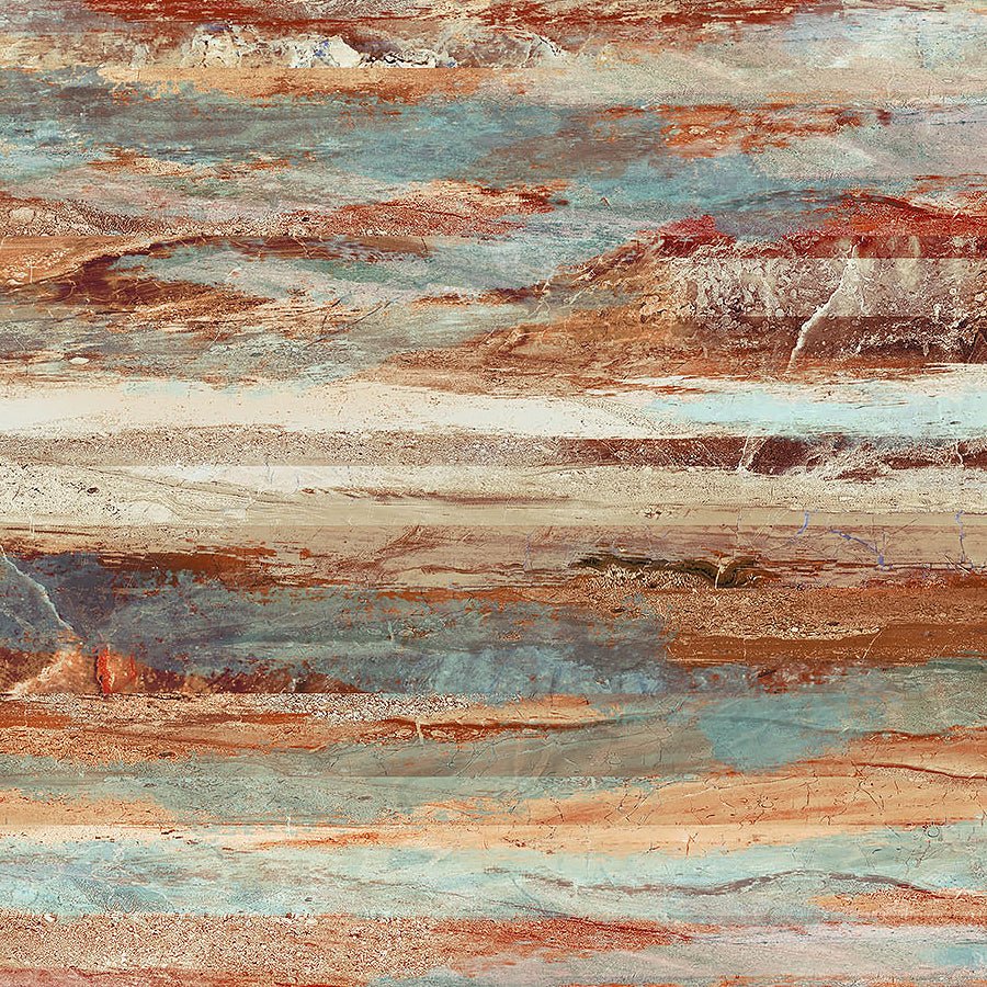Stonehenge Canyon Ombre with Clouds Blue Multi - Northcott from Fort Worth Fabric Studio