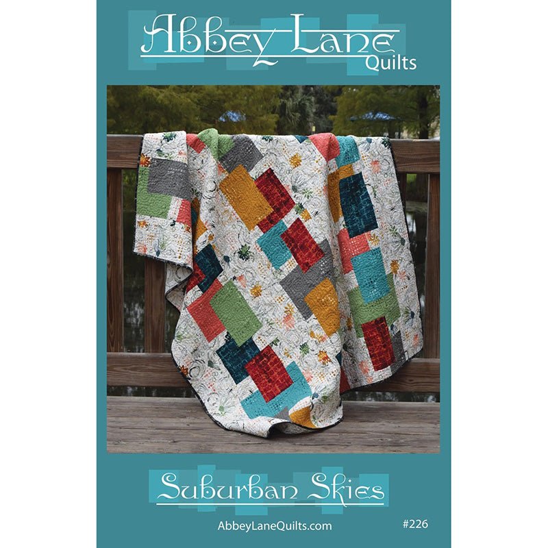 Suburban Skies Quilt Pattern by Abbey Lane Quilts PDF Download - Abbey Lane Quilts from Fort Worth Fabric Studio
