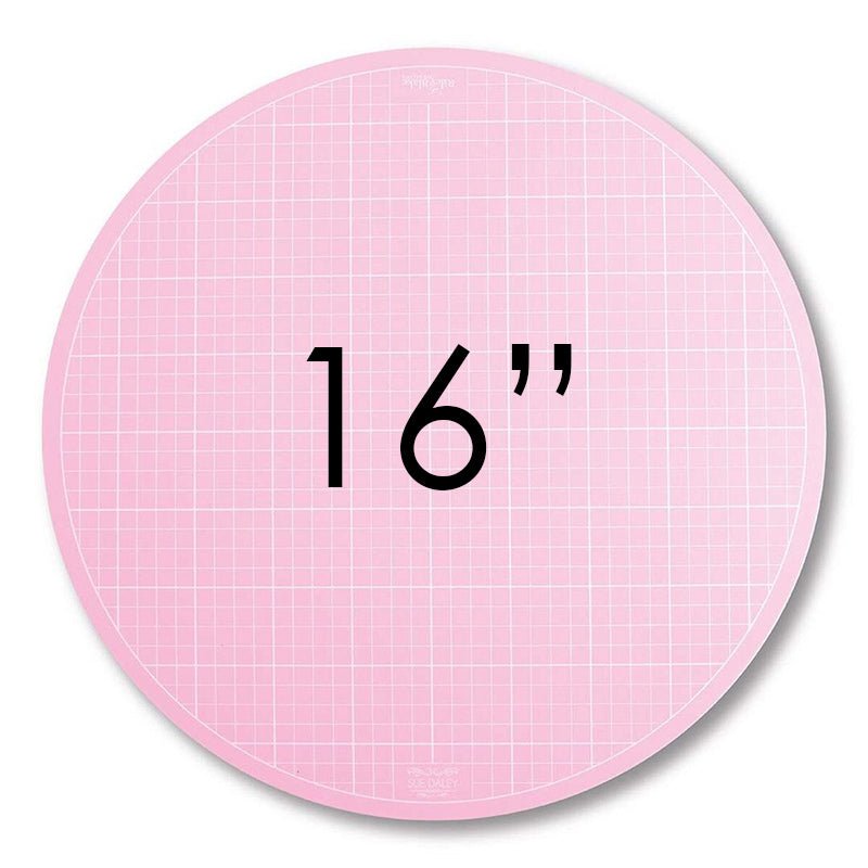 Sue Daley 16" Round Rotating Cutting Board by Riley Blake - Riley Blake from Fort Worth Fabric Studio