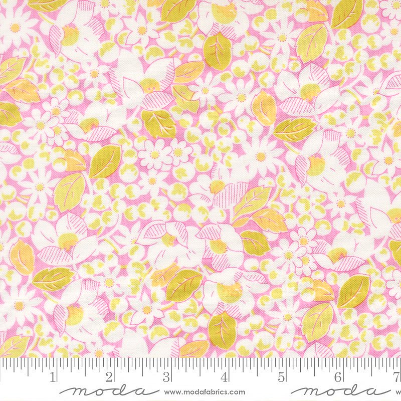 Summer's End Bounty Florals Lilac - Moda from Fort Worth Fabric Studio