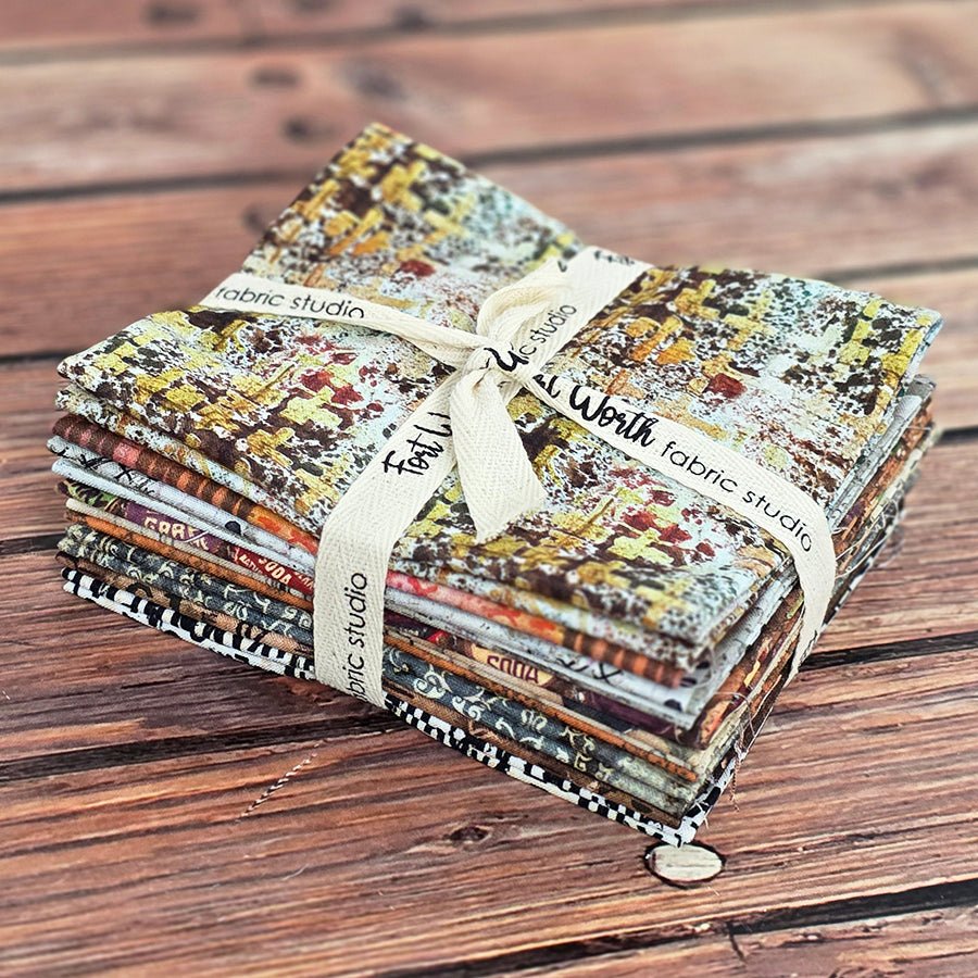 Sundance Square After Dark Fat Quarter Bundle (9 FQs) – FWFS Exclusive - Fort Worth Fabric Studio from Fort Worth Fabric Studio