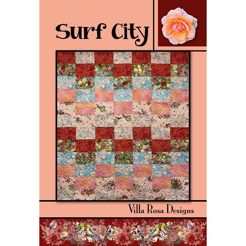 Surf City Quilt Pattern - Villa Rosa Designs from Fort Worth Fabric Studio