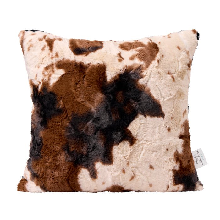 Sweet Dreamz Cuddle Pillow Kit Wild Pony Ivory Brown Hide Caviar - Shannon Fabrics from Fort Worth Fabric Studio