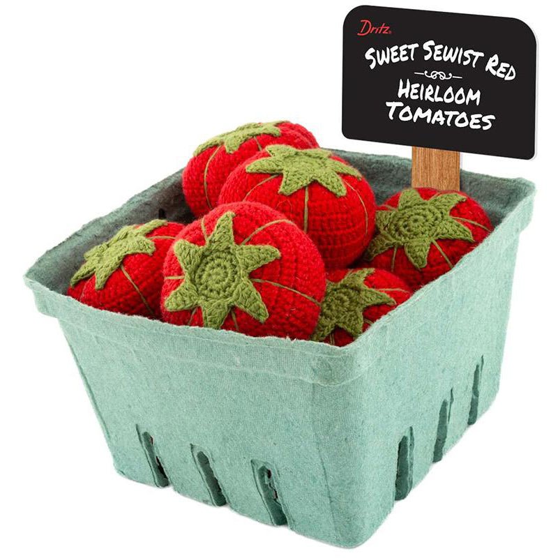 Sweet Sewist Red Heirloom Tomato Pincushion by Dritz - Dritz from Fort Worth Fabric Studio