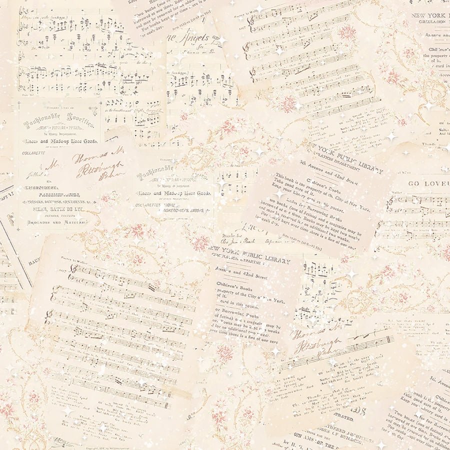Sweet Spring Words Cream - Blank Quilting from Fort Worth Fabric Studio