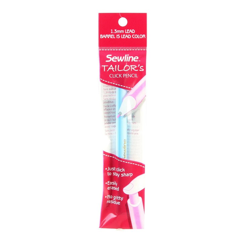 Tailor's Click Fabric Pencil Blue - Sewline from Fort Worth Fabric Studio