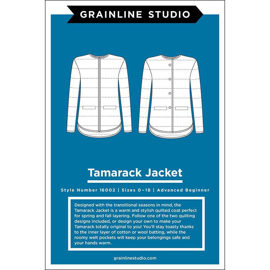 Tamarack Jacket Pattern Sizes 0 - 18 from Grainline Studio - Grainline Studio from Fort Worth Fabric Studio