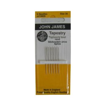 Tapestry Hand Needles Size 26 by John James - John James from Fort Worth Fabric Studio