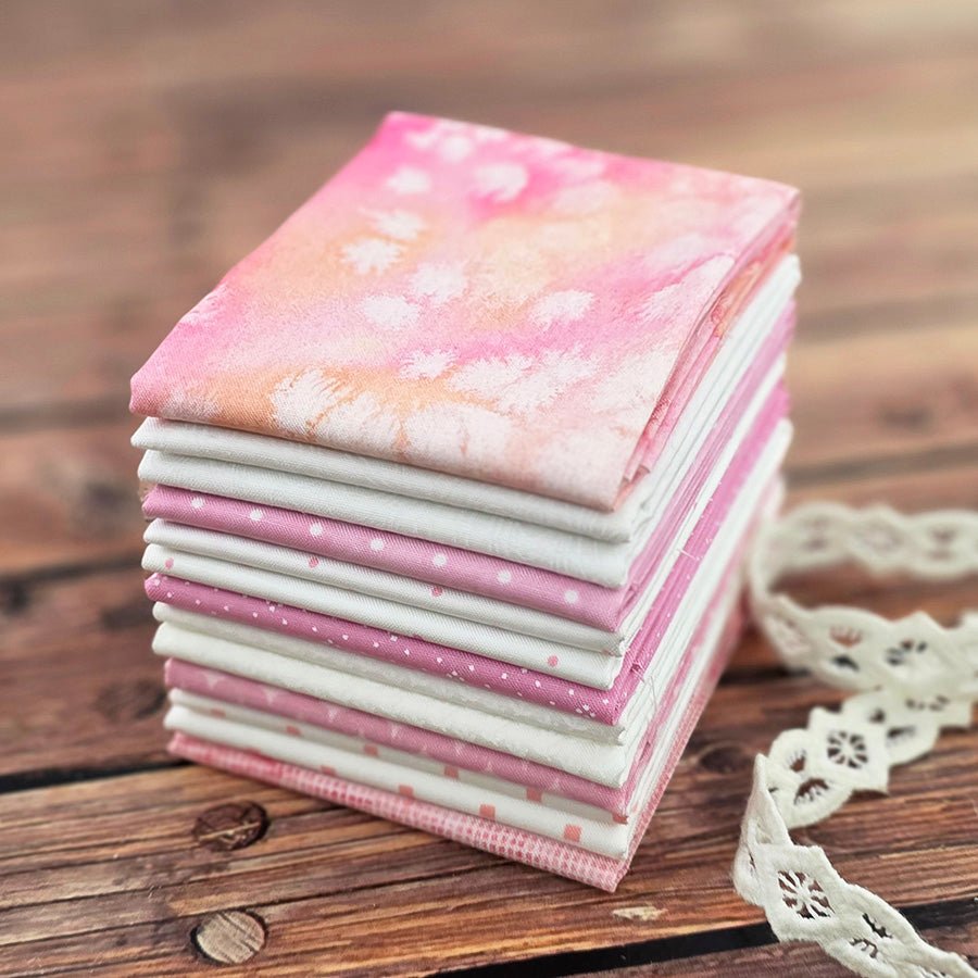 Texas Rosewater Fat Quarter Bundle (9 FQs) – FWFS Exclusive - Fort Worth Fabric Studio from Fort Worth Fabric Studio