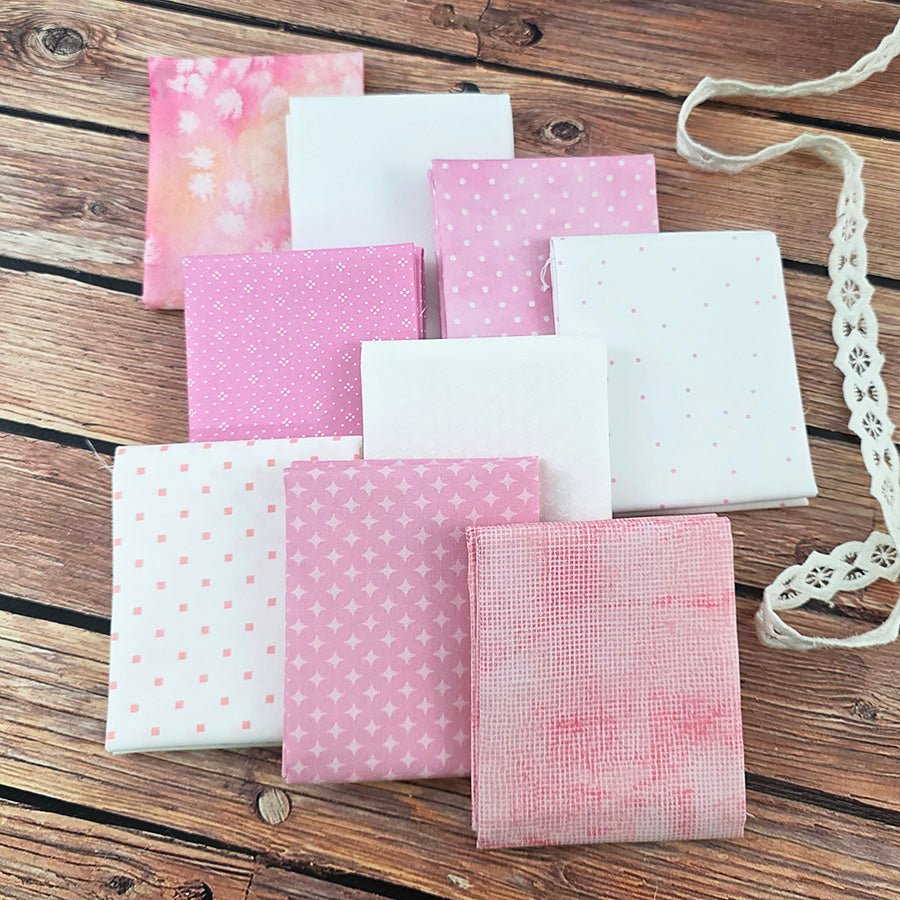 Texas Rosewater Fat Quarter Bundle (9 FQs) – FWFS Exclusive - Fort Worth Fabric Studio from Fort Worth Fabric Studio