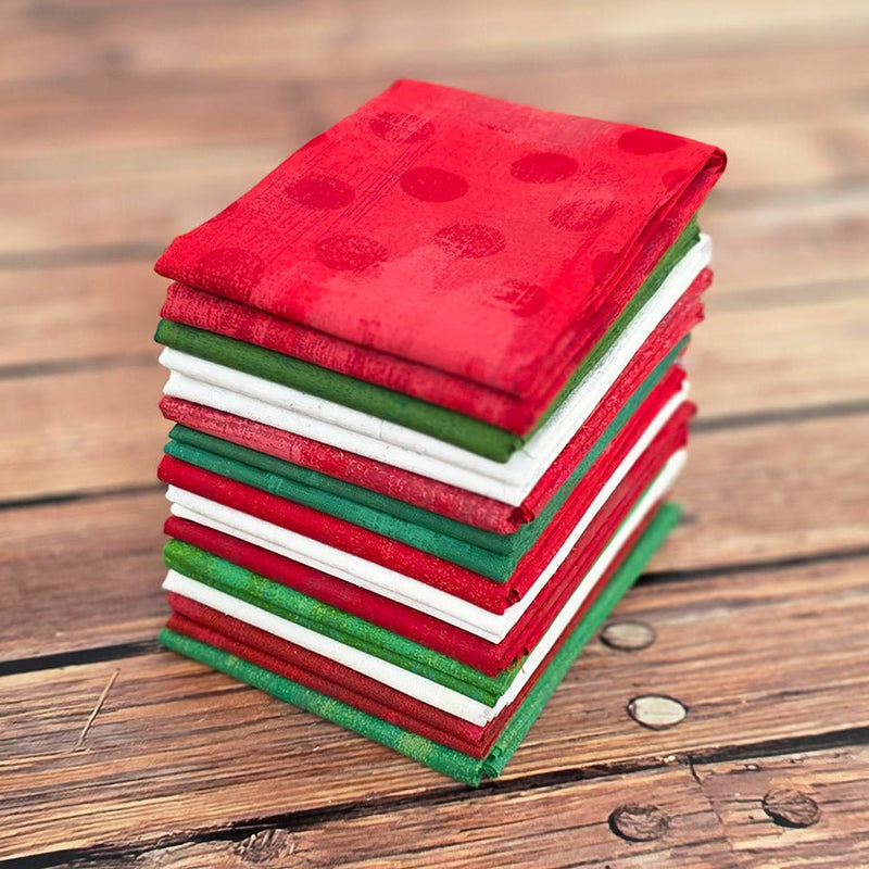 The Grunge Who Stole Christmas™ FWFS Exclusive 12 Piece Fat Quarter Bundle - Fort Worth Fabric Studio from Fort Worth Fabric Studio