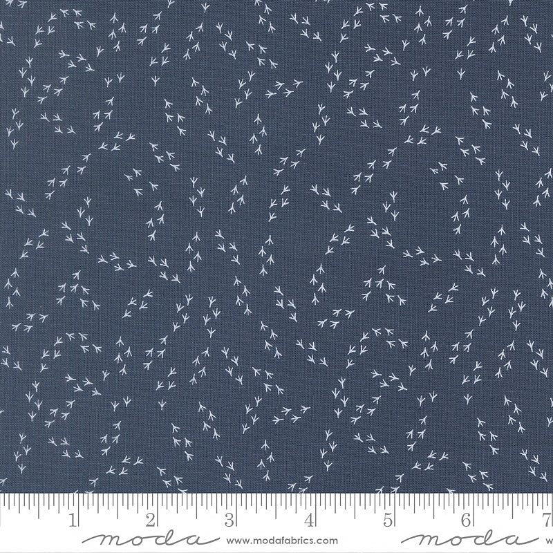 The Henhouse Chicken Feet Denim - Moda from Fort Worth Fabric Studio