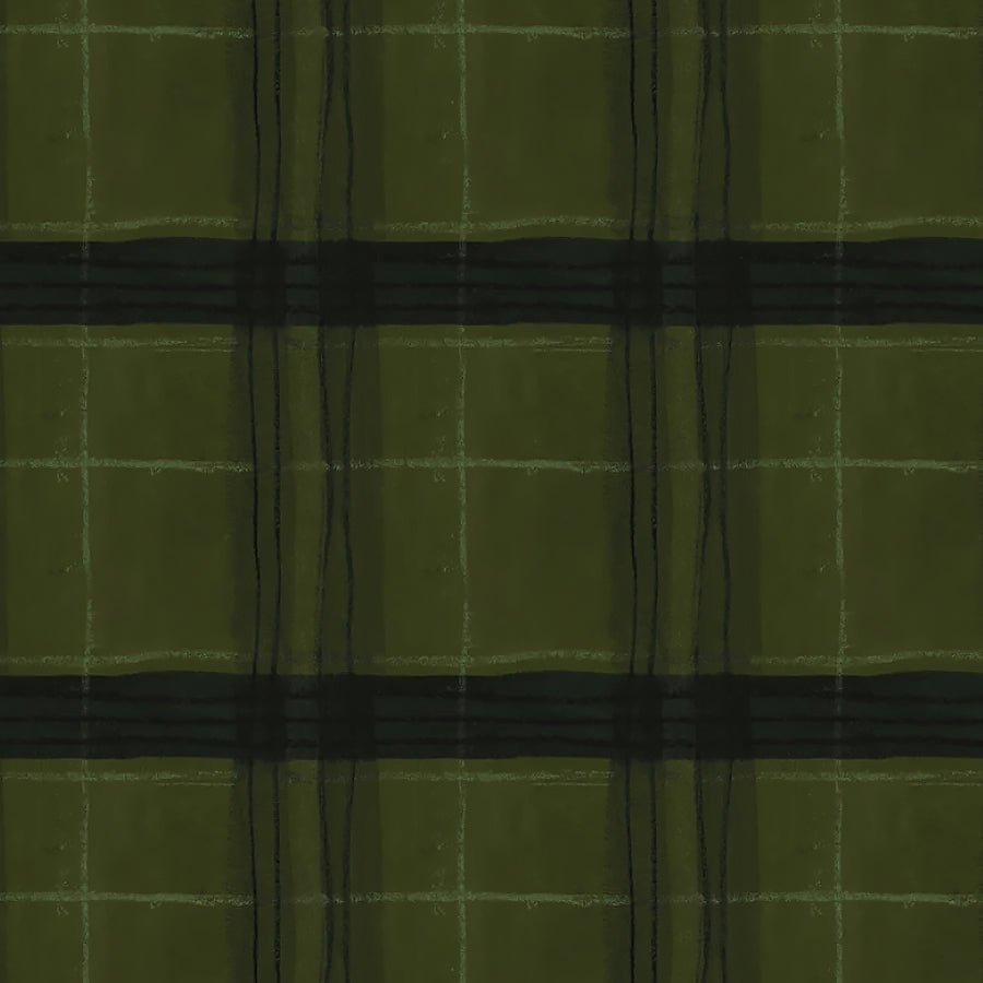 The Plaid One Window Pane Plaid Piney Yardage by Windham