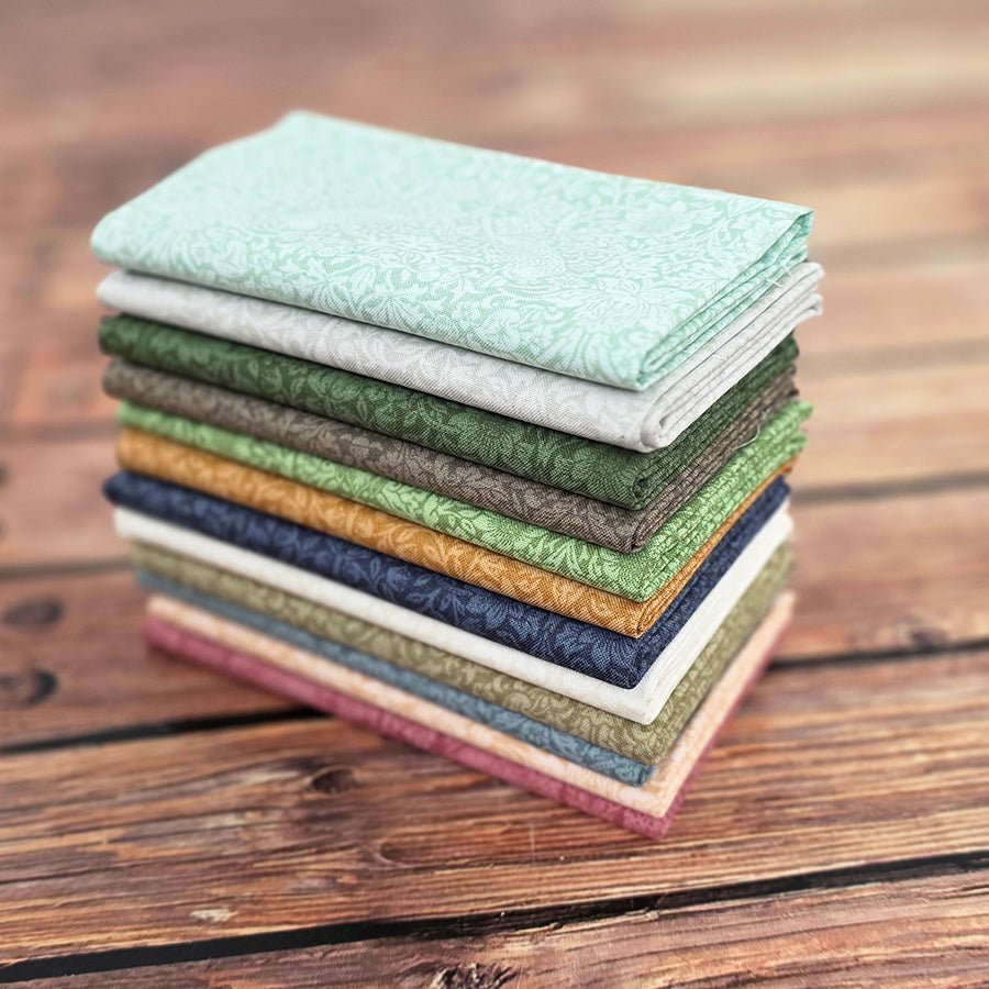 The Trellis Palette Fat Quarter Bundle - Free Spirit from Fort Worth Fabric Studio
