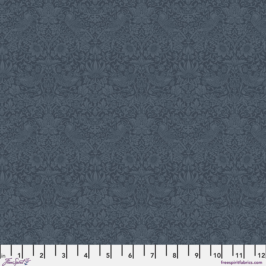 The Trellis Palette Tonal Strawberry Thief Inky Fingers - Free Spirit from Fort Worth Fabric Studio