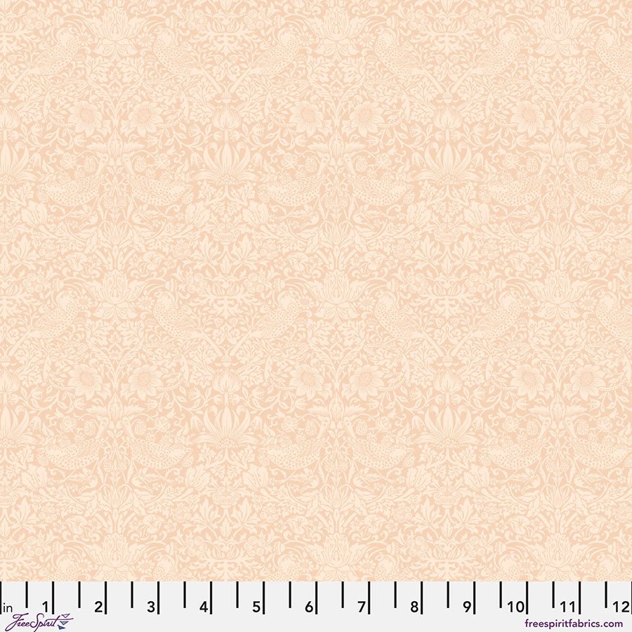 The Trellis Palette Tonal Strawberry Thief Sweetbriar - Free Spirit from Fort Worth Fabric Studio