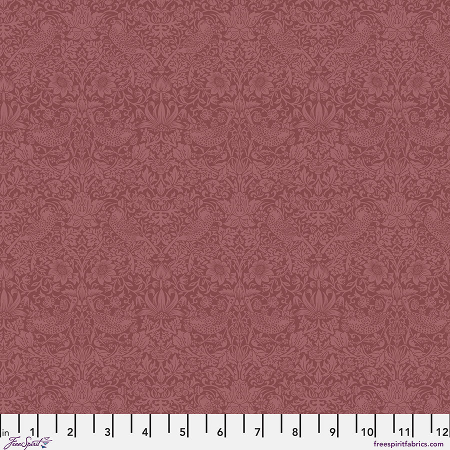 The Trellis Palette Tonal Strawberry Thief Wardlewine - Free Spirit from Fort Worth Fabric Studio