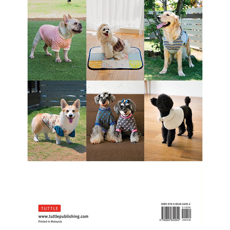 The Well-Dressed Dog Pattern Book - Tuttle Publishing from Fort Worth Fabric Studio