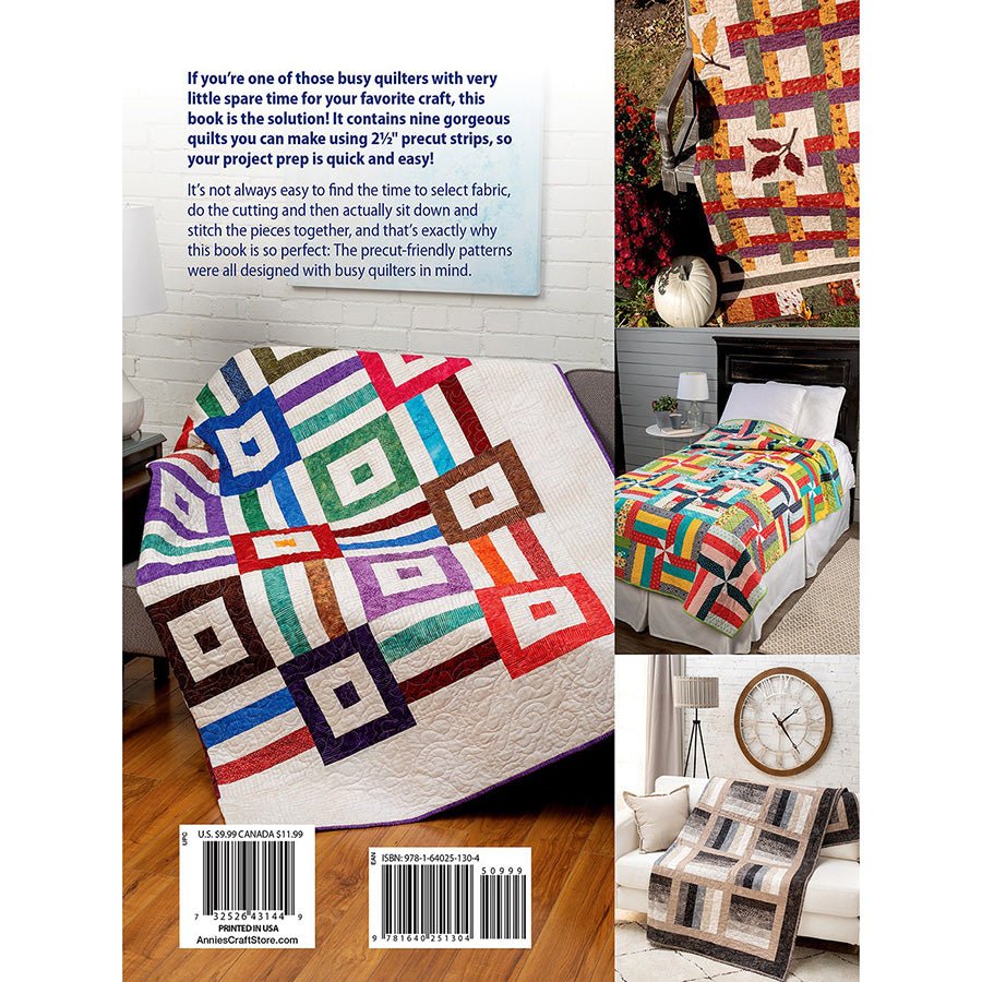 Time - Saving Quilts with 2 ½" Strips Quilt Pattern Book - Annie's Quilting from Fort Worth Fabric Studio