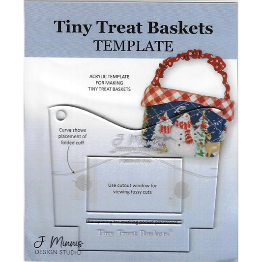 Tiny Treat Baskets Acrylic Template by J. Minnis Designs - J. Minnis Designs from Fort Worth Fabric Studio