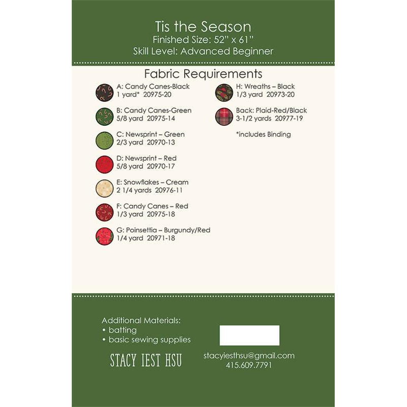 Tis the Season Quilt Pattern by Stacy Iest Hsu - Stacy Iest Hsu from Fort Worth Fabric Studio