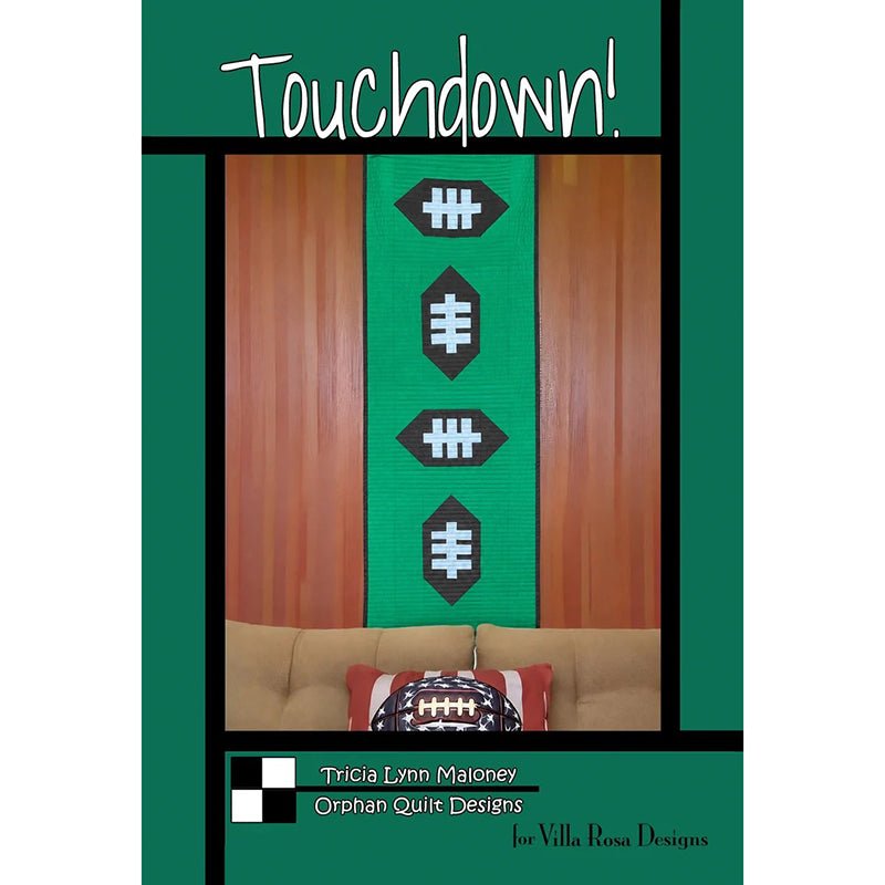 Touchdown! Table Runner Pattern PDF Download - Villa Rosa Designs from Fort Worth Fabric Studio
