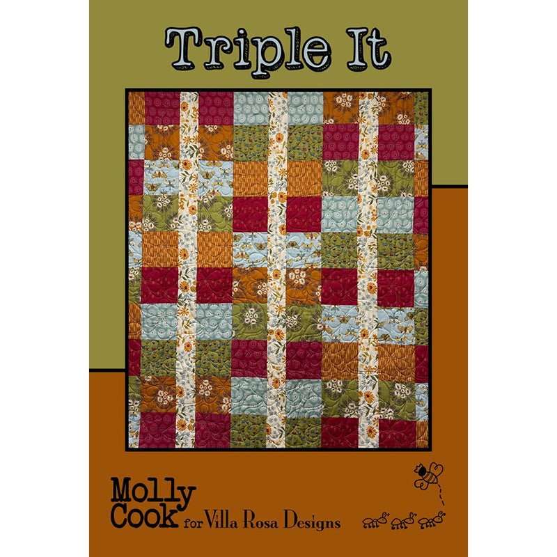 Triple It Quilt Pattern PDF Download - Villa Rosa Designs from Fort Worth Fabric Studio