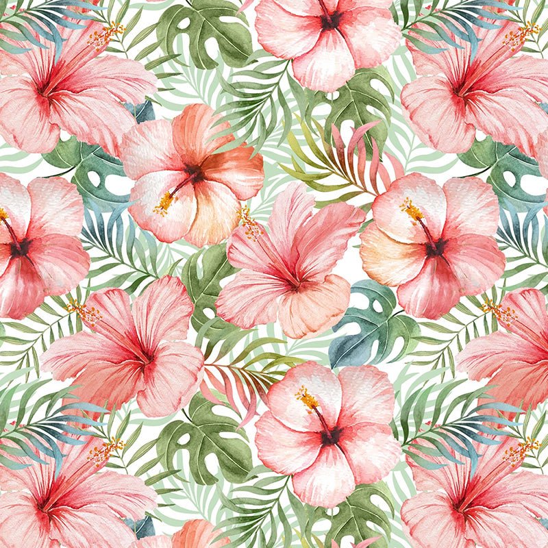 Tropical Blush Floral Multi - David Textiles from Fort Worth Fabric Studio