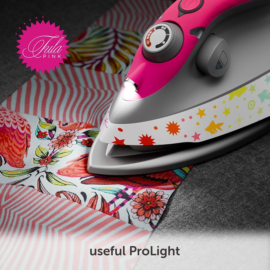 Tula Pink Mini Iron with Trivet by Oliso M3PRO - TULA - Oliso Inc from Fort Worth Fabric Studio