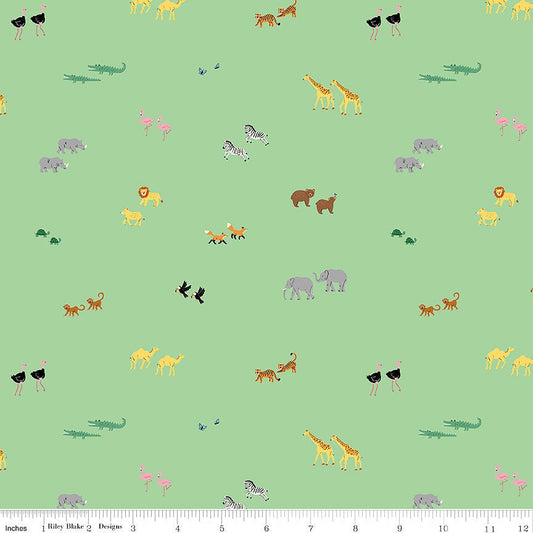 Two by Two Perfect Pairs Green - Riley Blake from Fort Worth Fabric Studio