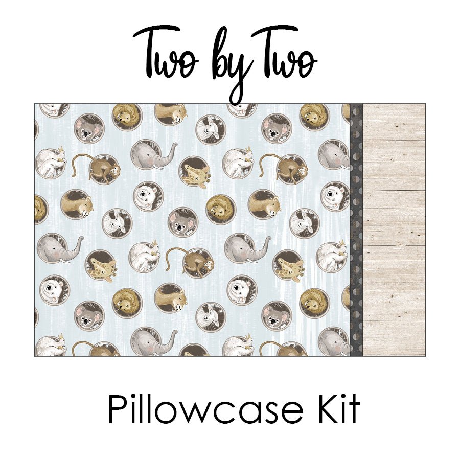Two by Two Pillowcase Kit from Northcott - Northcott from Fort Worth Fabric Studio