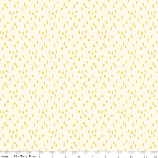 Two by Two Rainy Day Cream - Riley Blake from Fort Worth Fabric Studio