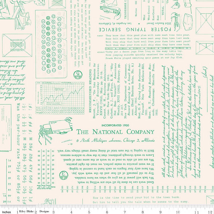 TYPE/ography Background Alpine - Riley Blake from Fort Worth Fabric Studio