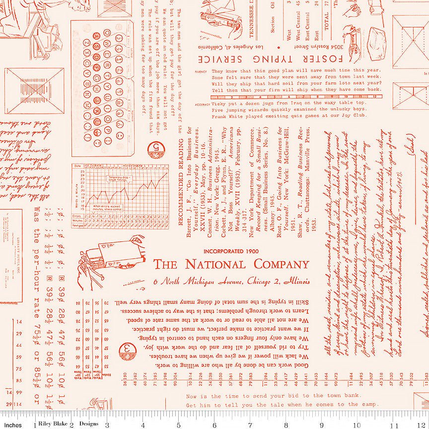 TYPE/ography Background Autumn - Riley Blake from Fort Worth Fabric Studio