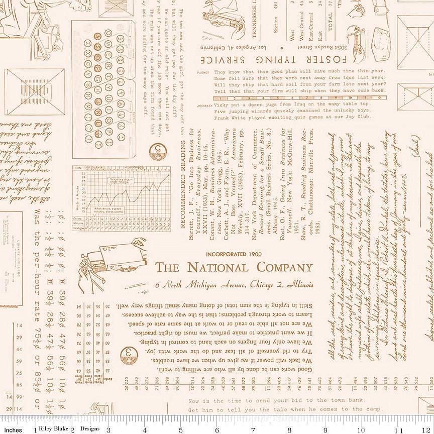 TYPE/ography Background Maple - Riley Blake from Fort Worth Fabric Studio