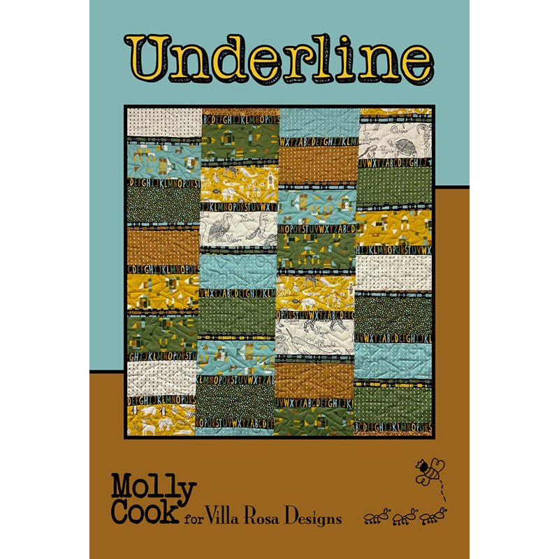 Underline Quilt Pattern - Villa Rosa Designs from Fort Worth Fabric Studio