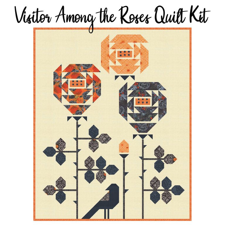 Visitor Among the Roses Quilt Kit with Coven from Moda - Moda from Fort Worth Fabric Studio