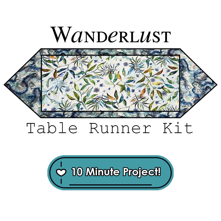 Wanderlust Table Runner Kit Moda - Moda from Fort Worth Fabric Studio