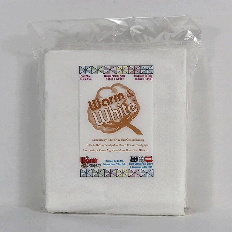 Warm & White Batting Craft Size 34 X 45 by The Warm Company - The Warm Company from Fort Worth Fabric Studio